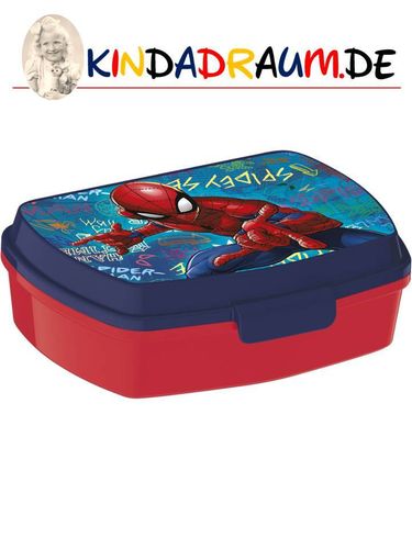 Spiderman Lunchbox / Brotzeitdose 16 cm x 12 cm x 5,5 cm