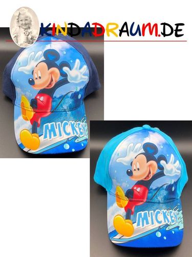 Mickey Maus Cap türkis oder dunkelblau
