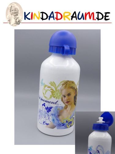 Princess Aluminium Trinkflasche Cinderella Weiß 0,5 Liter
