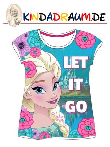 Die Eiskönigin T-Shirt weiß Let it Go Elsa