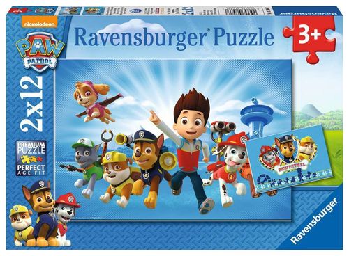 Ravensburger 075867 Puzzle: Ryder und die Paw Patrol 2x12 Teile