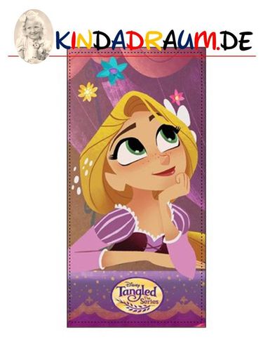 Princess Badetuch / Handtuch Rapunzel die Serie 140 cm x 70 cm 100 % Baumwolle