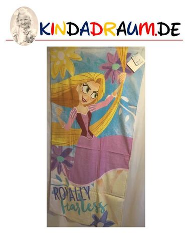 Princess Badetuch / Handtuch Rapunzel 140 cm x 70 cm 100 % Baumwolle