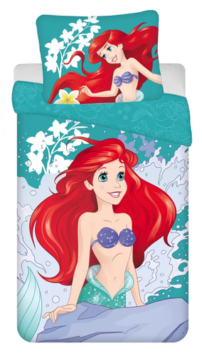 Princess Bettwäsche Ariel die Meerjungfrau 140 cm x 200 cm 100 % Baumwolle