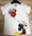 Minnie / Mickey Maus T-Shirt weiß 100 % Baumwolle