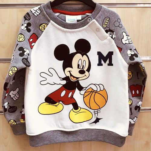 Mickey Maus Sweatshirt / Pullover Disney Baby grau