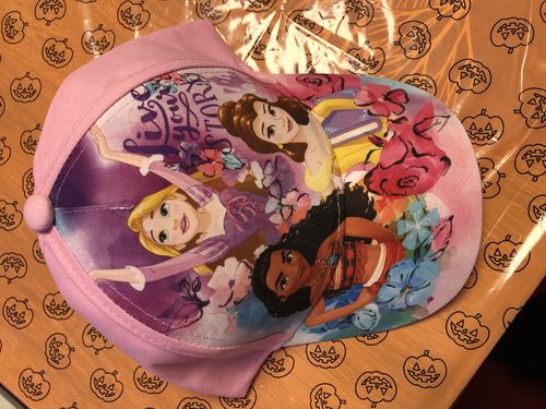Princess Cap live your Story Rapunzel, Vaiana & Belle rosa