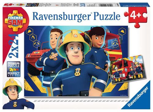 Ravensburger Puzzle 090426 Sam hilft dir in der Not 4+ Jahre 2x24 Teile