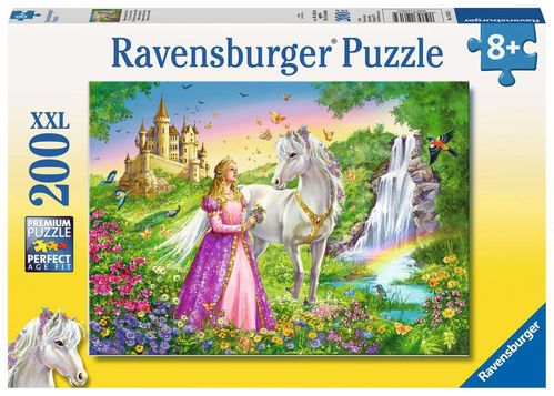 Ravensburger Puzzle 126132 Prinzessin mit Pferd 8+ Jahre 200 Teile XXL