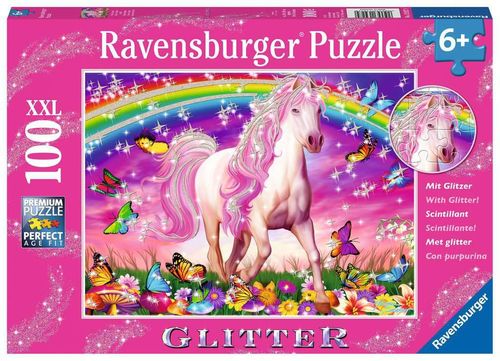Ravensburger Puzzle 139279 Pferdetraum Glitter 6+ Jahre 100 Teile XXL