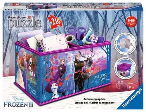 Ravensburger 121229 Frozen 2 Aufbewahrungs-Box 3D Puzzle 216 Teile 10-99 Jahre