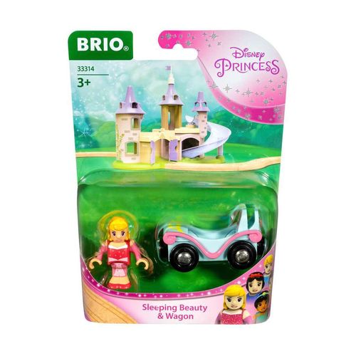 Brio 33314 Disney Princess Aurora mit Waggon 3+ Jahre