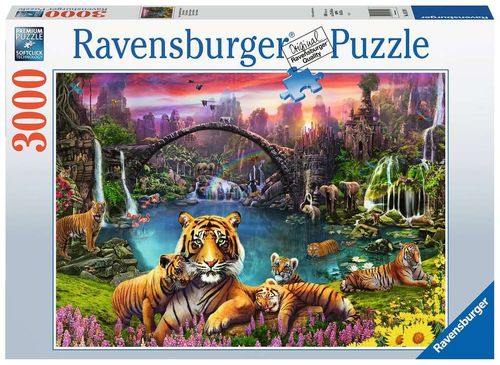 Ravensburger Puzzle 167197 - Tiger in Paradiesischer Lagune - 3000 Teile