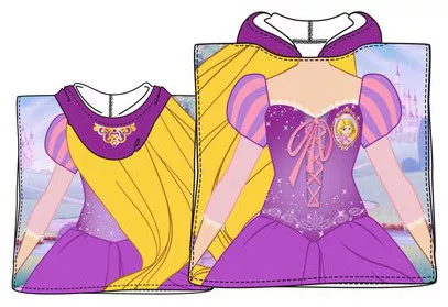 Disney Princess Poncho Rapunzel 50 x 100 cm