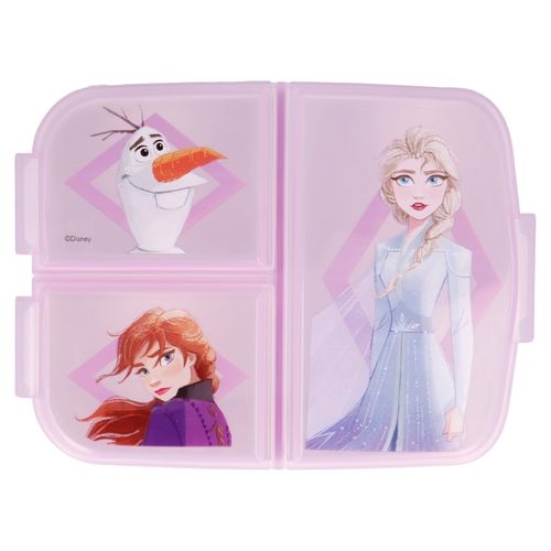 Frozen Kinder Brotdose / Lunchbox / Sandwichbox unterteilt