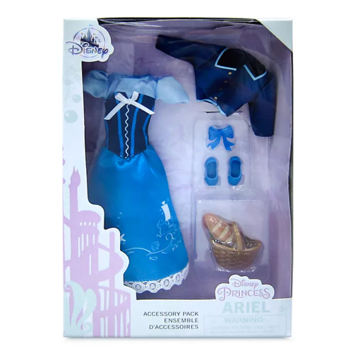 Disney Klassische Puppe - Arielle, die Meerjungfrau - Accessoire-Set