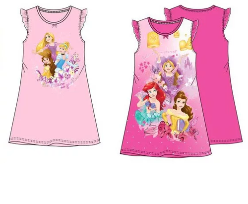 Disney Princess Sommerkleid fuchsia oder rosa Ariel, Belle, Rapunzel, Cinderella