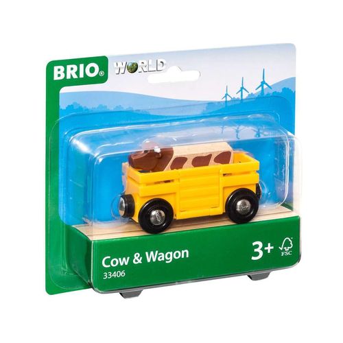 Brio 33406 Tierwagen mit Kuh 3+ Jahre