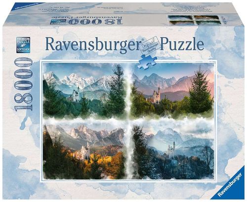 Ravensburger Puzzle 161379 Märchenschloß in 4 Jahreszeiten 18000 Teile
