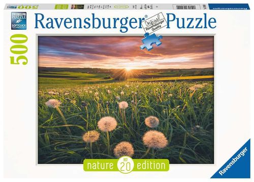 Ravensburger Puzzle 169900 Pusteblumen im Sonnenuntergang 500 Teile 10+ Jahre