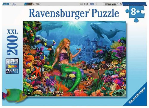 Ravensburger Puzzle - 129874 - Die Meereskönigin 200 Teile XXL 8+ Jahre