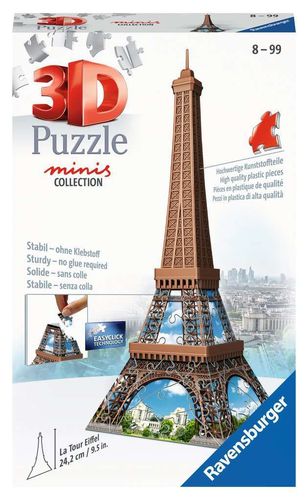 Ravensburger 125364 Mini Eiffelturm 3D Puzzle 10-99 Jahre