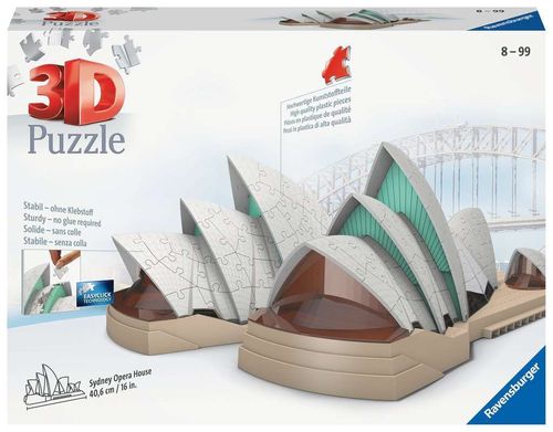 Ravensburger 112432 Opernhaus Sydney 3D Puzzle 10-99 Jahre 216 Teile