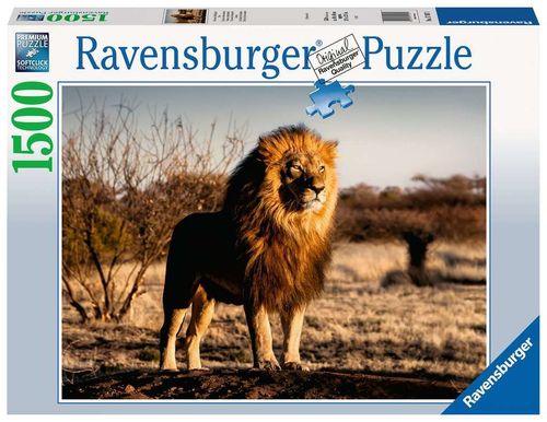 Ravensburger Puzzle 17107 Der Löwe. Der König der Tiere 1500 Teile 17+Jahre