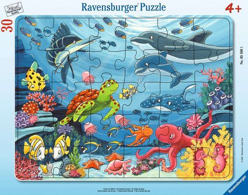 Ravensburger 05566 Unten im Meer Rahmenpuzzle 4+ Jahre 30 Teile