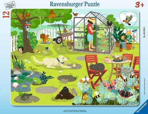 Ravensburger 05244 Unser Garten Rahmenpuzzle 3+ Jahre 12 Teile
