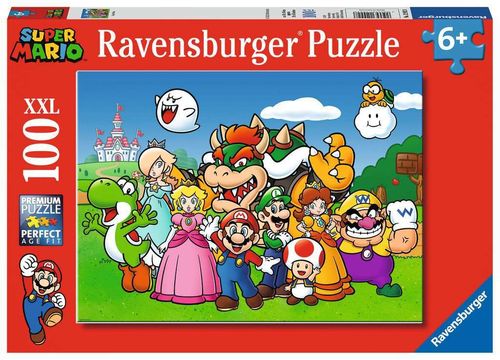 Ravensburger Puzzle 12992 Super Mario Fun 6+ Jahre 100 Teile XXL