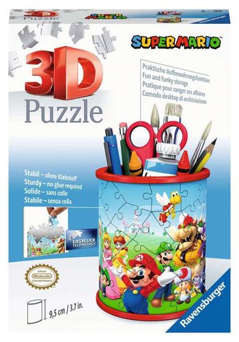 Ravensburger 112555 Utensilo Super Mario 3D Puzzle 10-99 Jahre