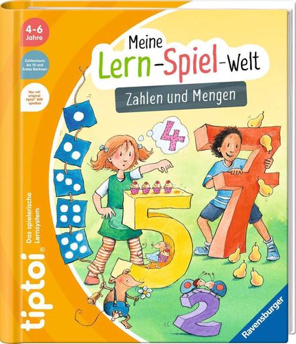 Ravensburger 49275 tiptoi® Meine Lern-Spiel-Welt: Zahlen und Mengen 4-6