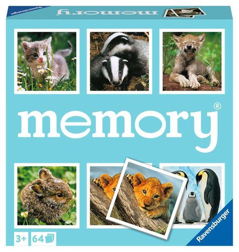 Ravensburger 20879 memory® Tierkinder 3-99+ Jahre 64 Karten
