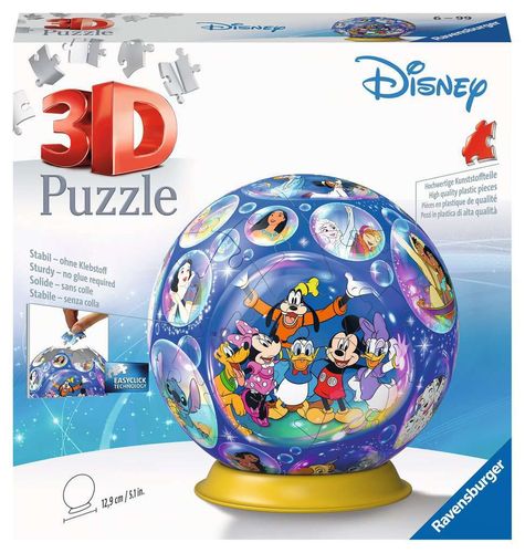 Ravensburger 15617 Disney Charaktere Puzzleball 3D Puzzle 6-99 Jahre