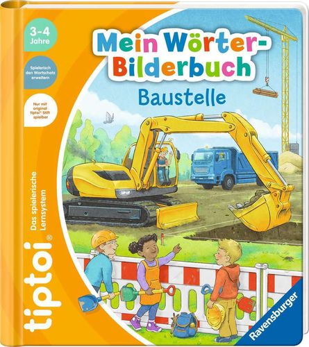 Ravensburger 49270 tiptoi® Mein Wörter-Bilderbuch Baustelle 3-4 Jahre
