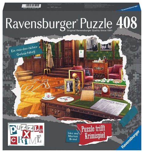 Ravensburger 175215 Puzzle X Crime: Ein mörderischer Geburtstag 12+ Jahre