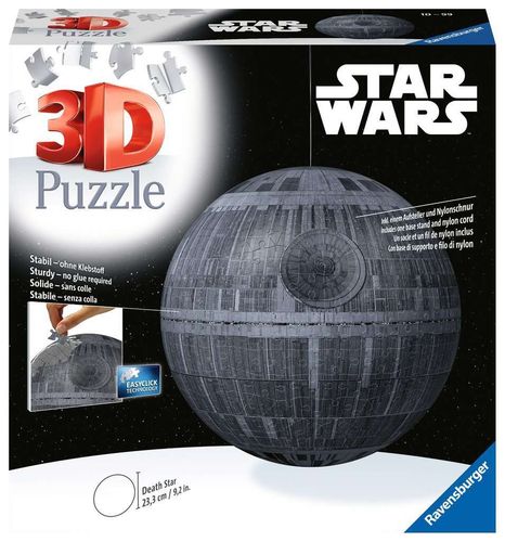Ravensburger 11555 Puzzle-Ball Star Wars Todesstern 3D Puzzle 10-99 Jahre