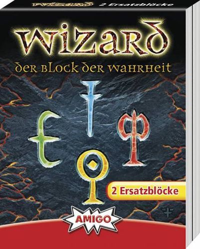 Amigo Kartenspiel Wizard 2x Ersatzblock / Der Block der Wahrheit