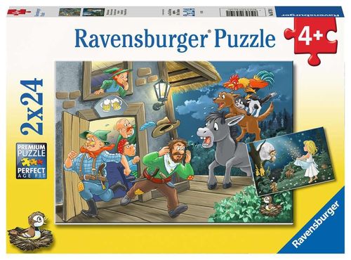 Ravensburger Puzzle 05719 Märchenstunde , 2x24 Teile 4+ Jahre