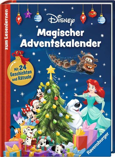Ravensburger 49746 Disney: Magischer Adventskalender zum Lesenlernen 7-9 Jahre