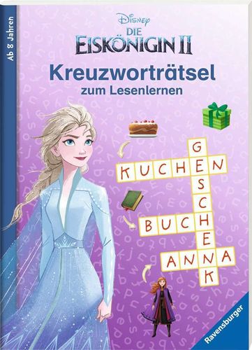 Ravensburger 49160 Disney Die Eiskönigin 2: Kreuzworträtsel zum Lesenlernen