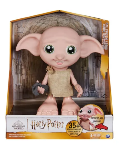 Spin Master - Wizarding World Harry Potter - Interaktiver Dobby Hauself Puppe
