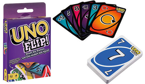 Mattel - UNO - Das Kartenspiel - Flip +7 Jahre 2-10 Spieler