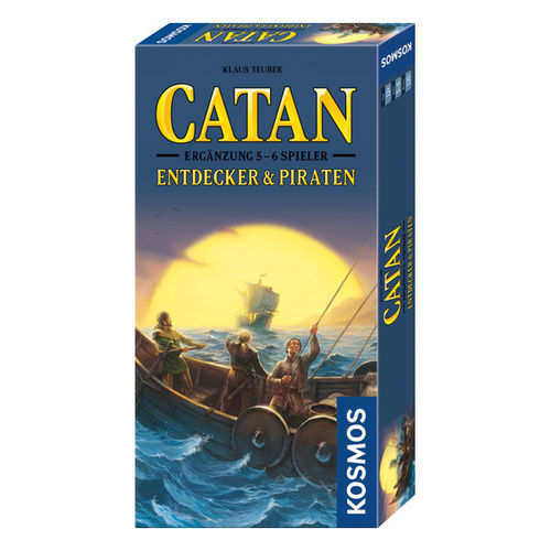 Kosmos - Catan - Entdecker & Piraten  - Ergänzung 5-6 Spieler 10+Jahre