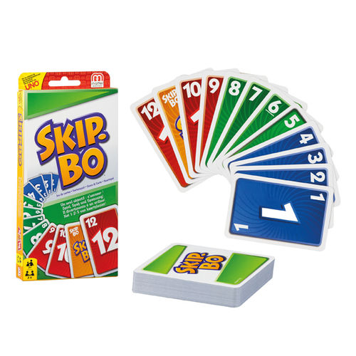 Mattel - Skip-Bo - Das Kartenspiel - 2-6 Spieler 7+Jahre